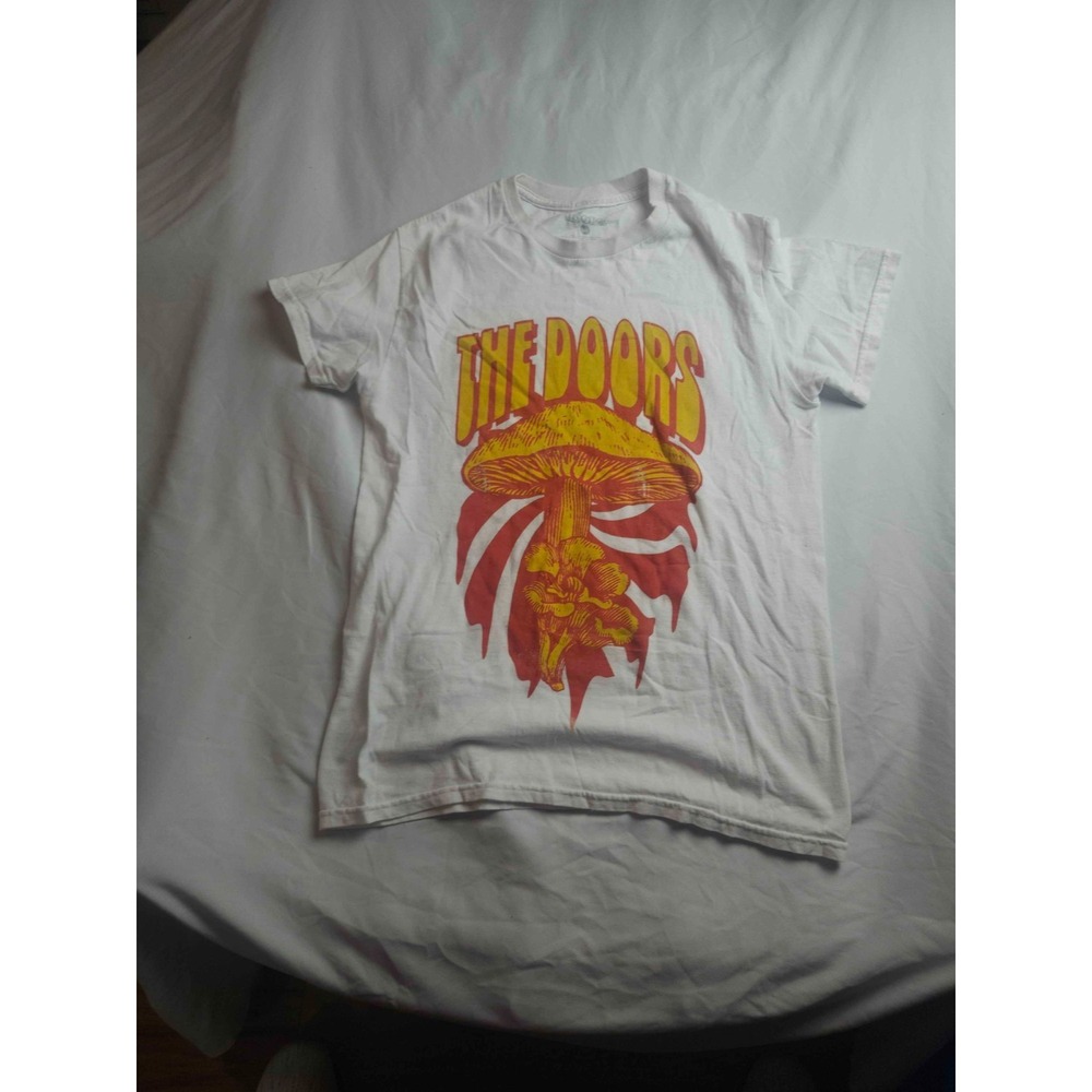 The Doors Mushroom Shirt Psychedelic Art‎ T-Shirt Small Rock Band Festival Wear